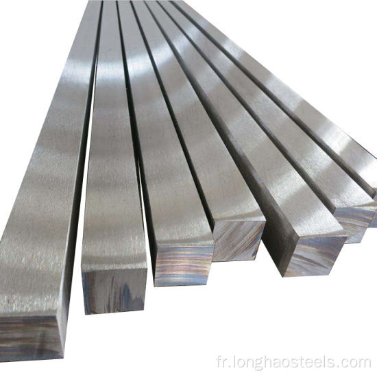 Tie métallique à barre carrée en acier inoxydable