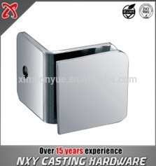 4mm thickness Precise casting 90 degree single side Glass wall bracket/glass fixing bracket