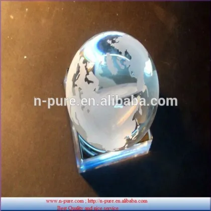Engraving crystal globe balls, crystal sphere, crystal globe