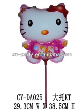Mini Balloons with cup and stick,KT-DA0025