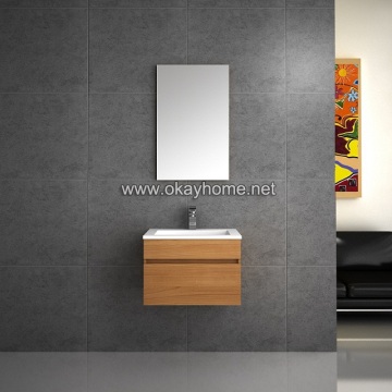 Wengue Melamine Bathroom Cabinet Without Handle