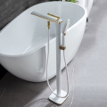 Scandinavian simple floor standing freestanding bathtub tap