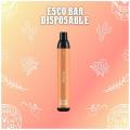 Vape desechable de malla de barra de Esco 2500 hojaldres