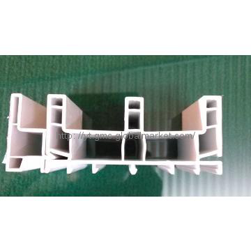 Plastic profile with Reinforcement for sliding windows and doors