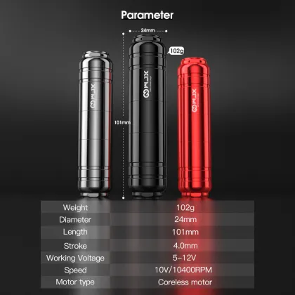 WJX Rotary Tattoo Machine for Cosmetics: Eyebrows, Eyeliner, Lips