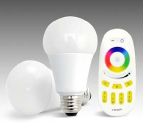 RGBW Dimmable Bulb, WiFi Control, 2.4G Remote (ESF800053)