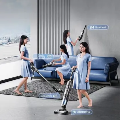 Self-Cleaning Floor Washer: Wet and Dry Vacuum Cleaner - Seco Aspirador Seco Aspiradora