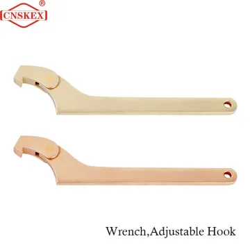 Wrench Adjustable hook 19-50mm Aluminum bronze