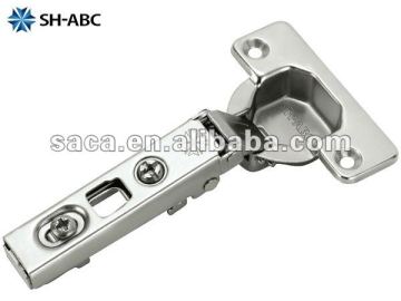 Push to open clip on cabinet concealed hinge
