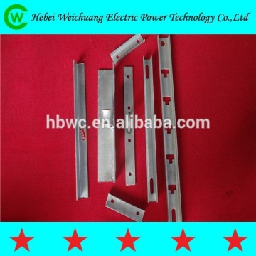 11KV 33KV hot dip galvanized steel cross arm/pole cross arm/line cross arm for overhead pole line hardware