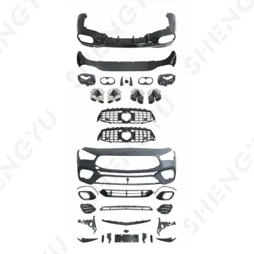 Upgrade Your Benz W118 with CLA45s AMG Style Front Bumper, Grille, Rear Diffuser, and Tail Throat Parts