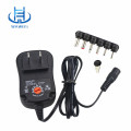 Universal power adapter with 6 dc tips