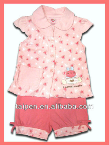 Lovely Style Full Print Wholesale Kids Apparel