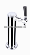 2.5" single faucet Draft Beer Tower Chrome Plated 1 hole (T4001)