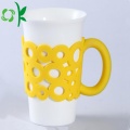 Manchons de tasse à café réutilisables personnalisés en silicone