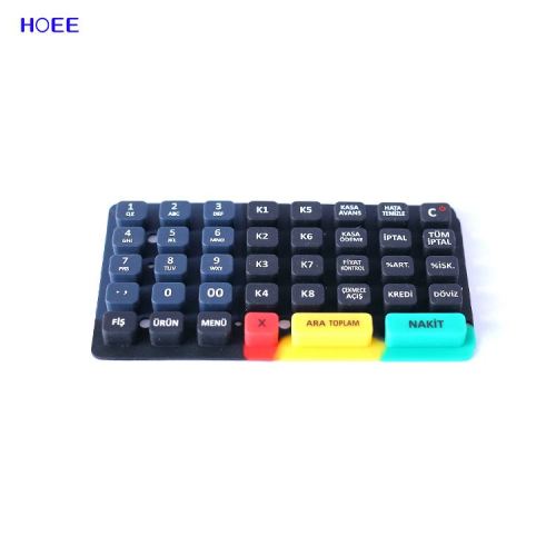 Silicone Rubber Keypad Customized long life time silicone rubber keypad Factory