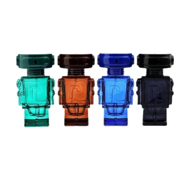 Robot Shape Glass Perfume Bottles Spray