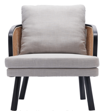 Stile europeo divano moderno di lusso Rattan con legno