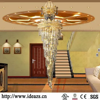 luxury crystal pendent lighting bali wedding decor crystal chandelier for staircases
