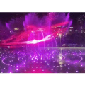 floating dry fountain with led lights