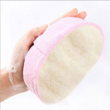 Candy Color Fresh Natural Loofah Spa Body Effective Exfoliator Scrubber Pad Sponge Face Body Bath Shower