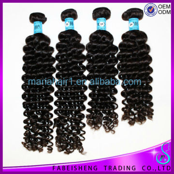 Wholesale price superior quality full cuticle no shedding OEM/ODM hair candy curl human weaving hair