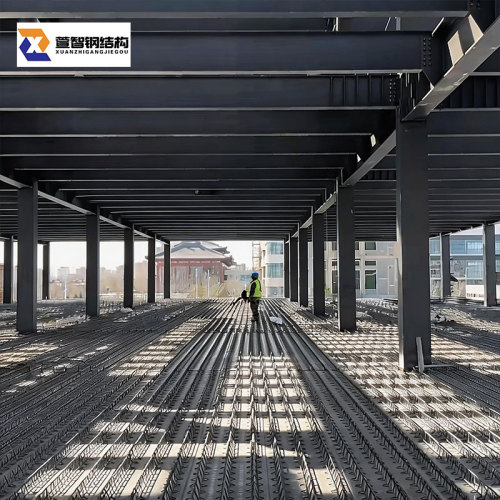 Проект современного многоэтажного стального здания