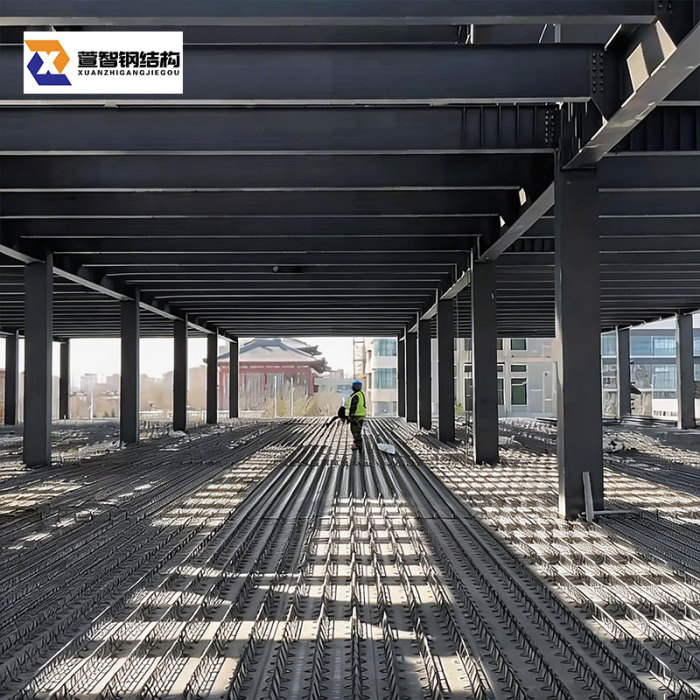 Дизайн сучасної багатоповерхової сталевої будівлі