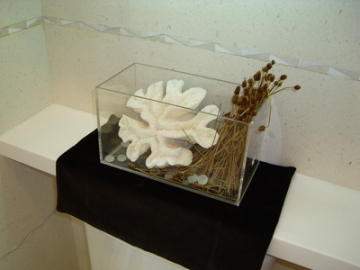 customized acrylic decorate clear vase FZ-A-0030