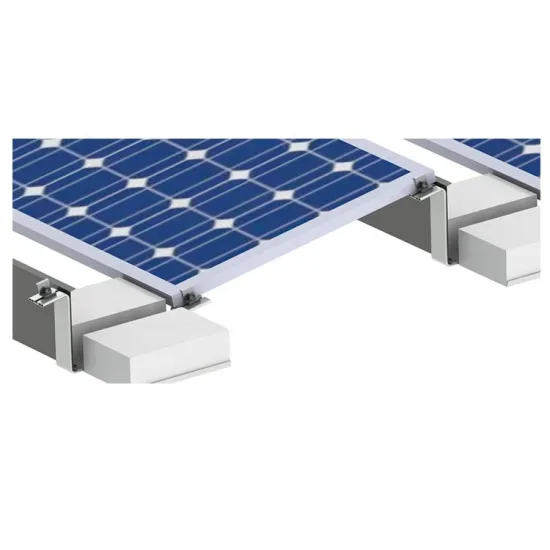 Aluminium Solar Panels with Ballasted Mounting Brackets for Concrete Flat Roofs