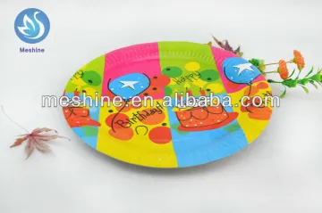 Disposable paper plate