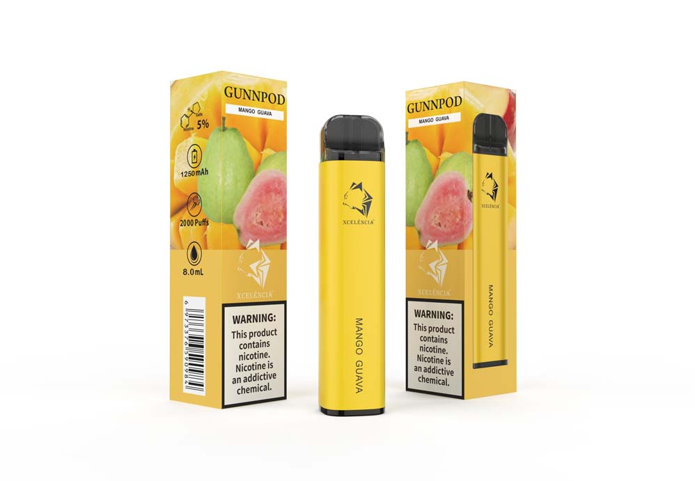 Vaporizador desechable Juice Flavors Gunnpod 2000puffs