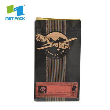 Pencetakan warna kustom ziplock bahan kopi laminasi