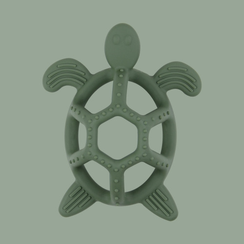 Turtle Baby Teether anel calmante brinquedo dentição