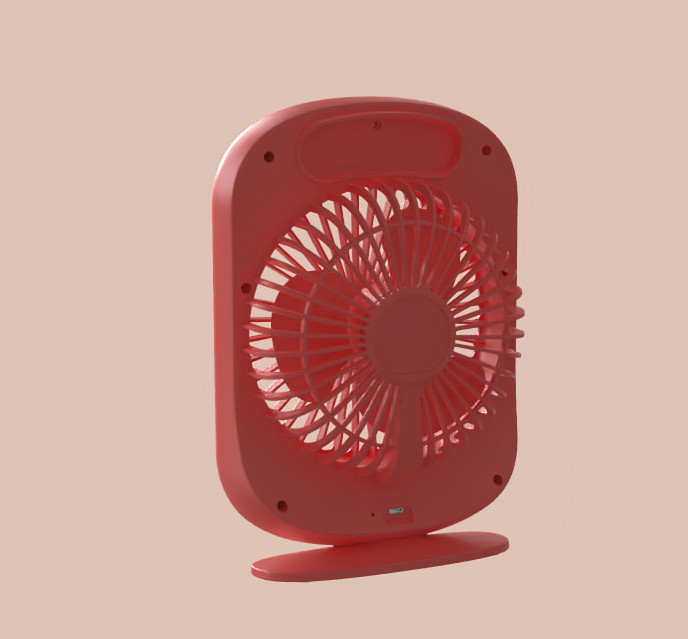 Mini Fan Kn L2895 Watermelon Red Backside