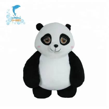 HaYiDai Custom Cute Stuffed Panda Red Plush Panda Toy
