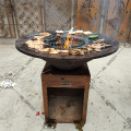 أعلى مبيعات Corten Steel Fire Pit Barbecue Barbecue