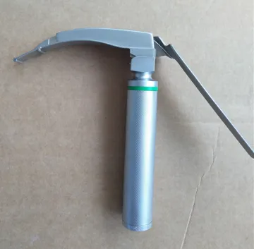 Metal Fiber Optic Laryngoscope Set