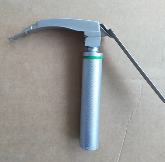 Metal Fiber Optic Laryngoscope Set