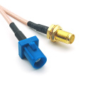 FAKRA Male Plug to SMA Female Pigtail Cable