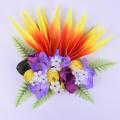 Bird of Paradise &amp; Jasmine Flower Hair Clip