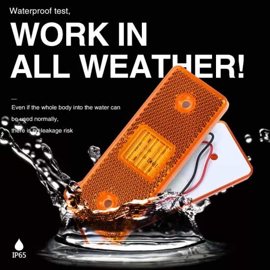 Waterproof LED Lights Trailers Light Reflector side marker lamp indicator light