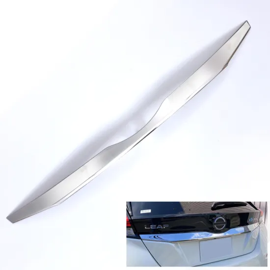 OEM ODM Chromed Stainless Steel Rear License Plate Trim for Nissan Leaf Ze1 (2017)