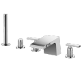 Bath Shower Mixer Taps 5-Hole Rim Mounted Bath Shower Mixer Manufactory