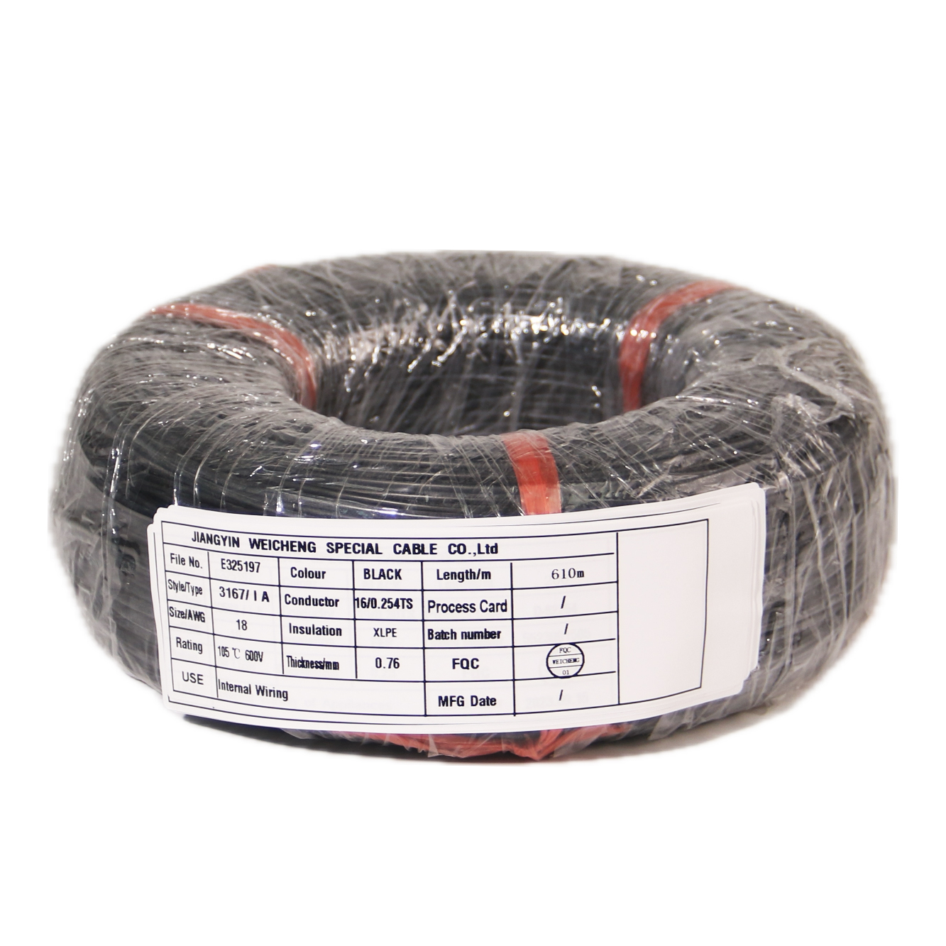 UL3167 UL Certified Cable High Temperature Resistant Wires