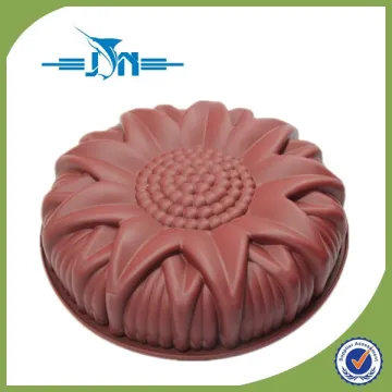 New Silicone Moulds For Cake Decorations Bakeware Sunflower Shape