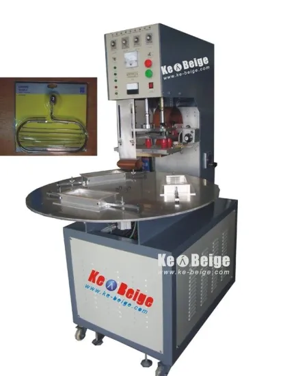 Safety High Frequency Welding Equipment Round Table For Blister Sealing