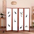 Room Divider with Asian Calligraphy Artwork Design