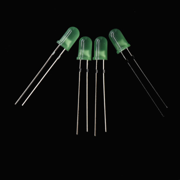 Ultra Bright 5mm Diffused Green LED 0.2W 520nm