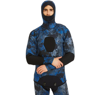 High Quality Super Stretch Nylon Spandex Fabric Adult Scuba Diving Camo Neoprene Wetsuit